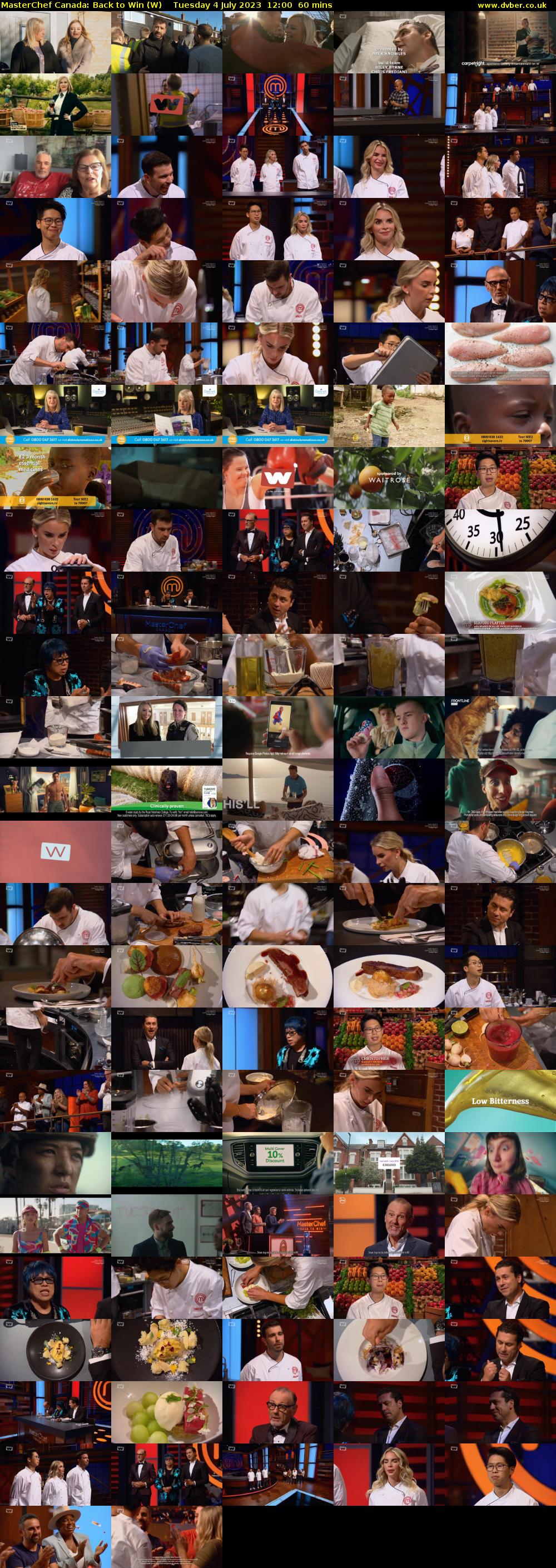 MasterChef Canada: Back to Win (W) Tuesday 4 July 2023 12:00 - 13:00