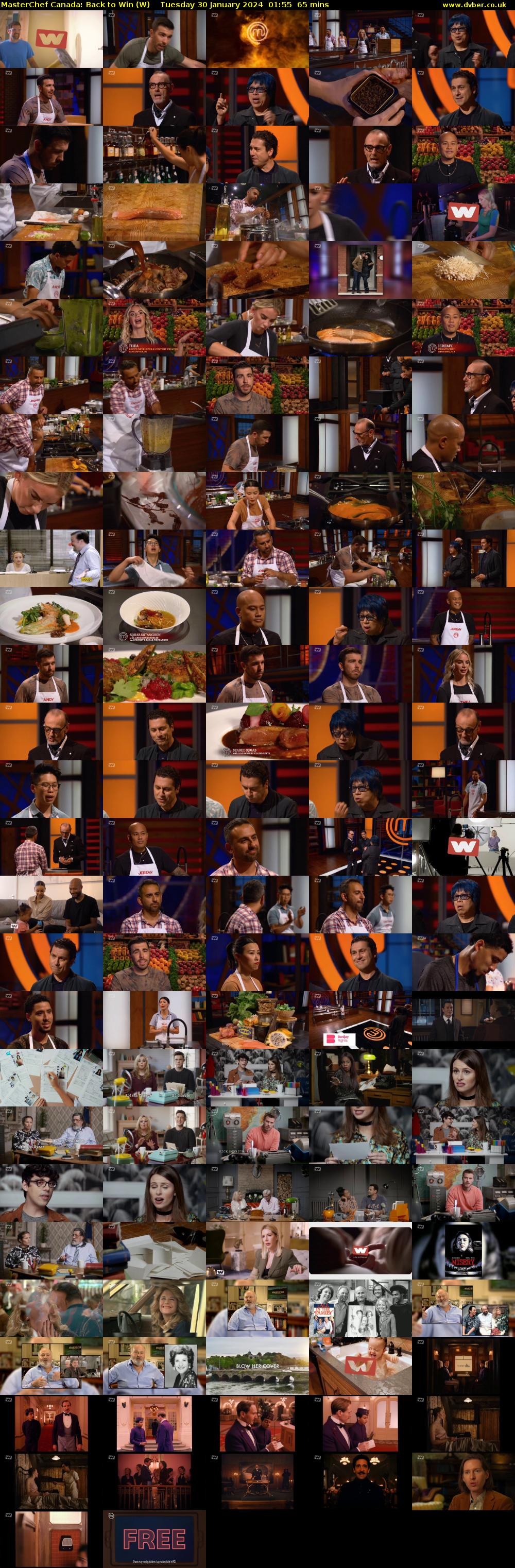 MasterChef Canada: Back to Win (W) Tuesday 30 January 2024 01:55 - 03:00