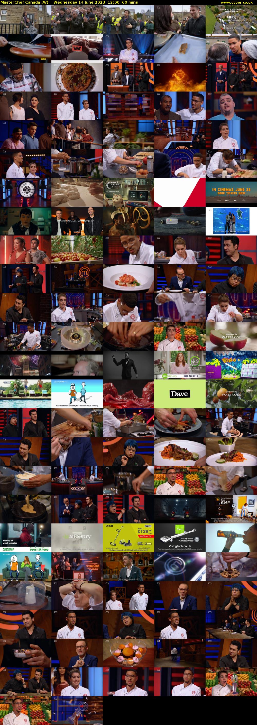 MasterChef Canada (W) Wednesday 14 June 2023 12:00 - 13:00