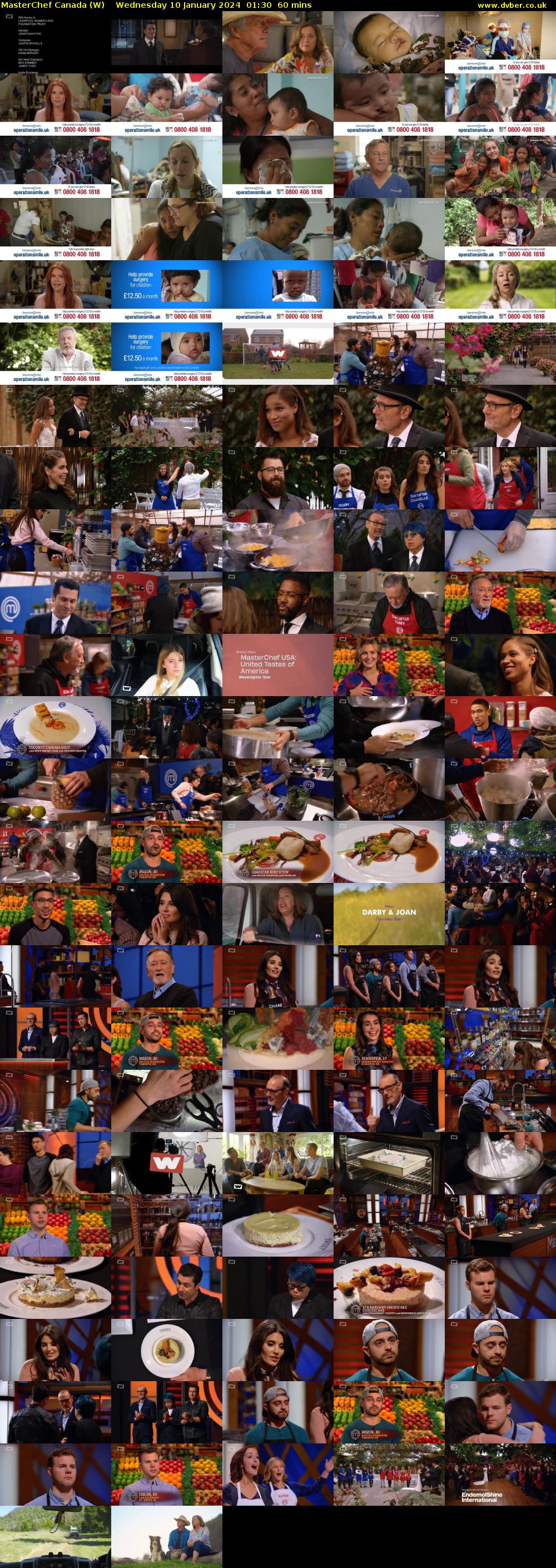 MasterChef Canada (W) Wednesday 10 January 2024 01:30 - 02:30