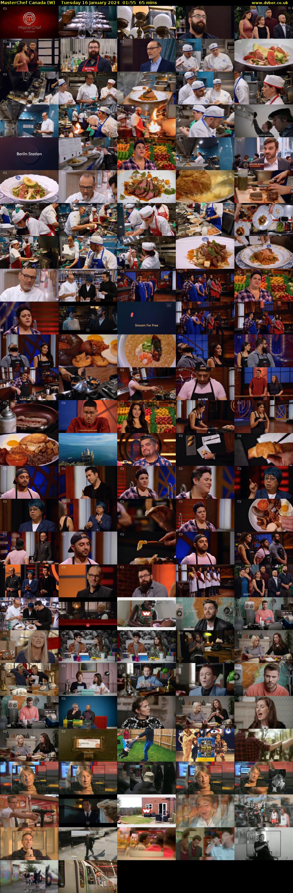 MasterChef Canada (W) Tuesday 16 January 2024 01:55 - 03:00