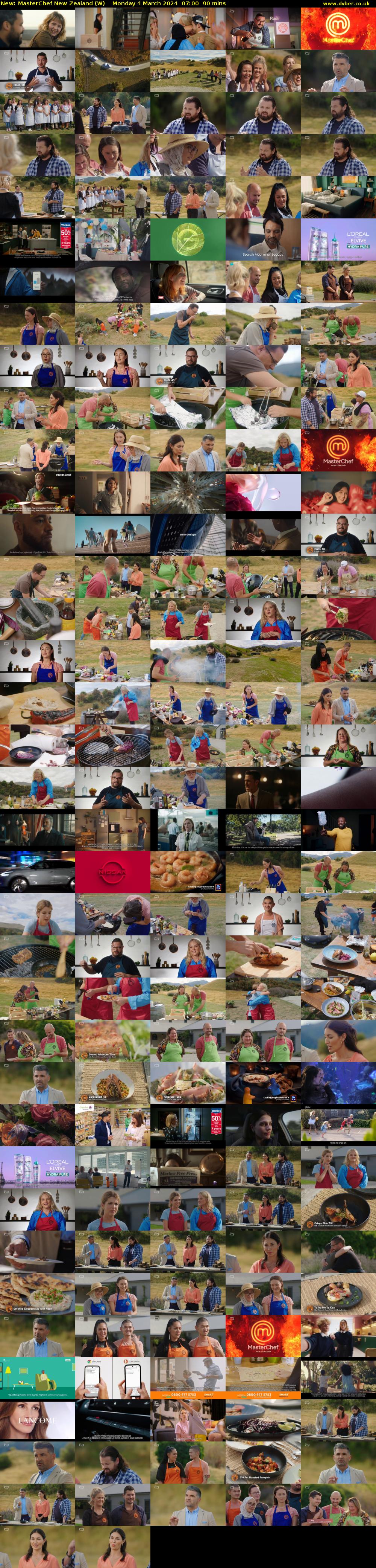 MasterChef New Zealand (W) Monday 4 March 2024 07:00 - 08:30