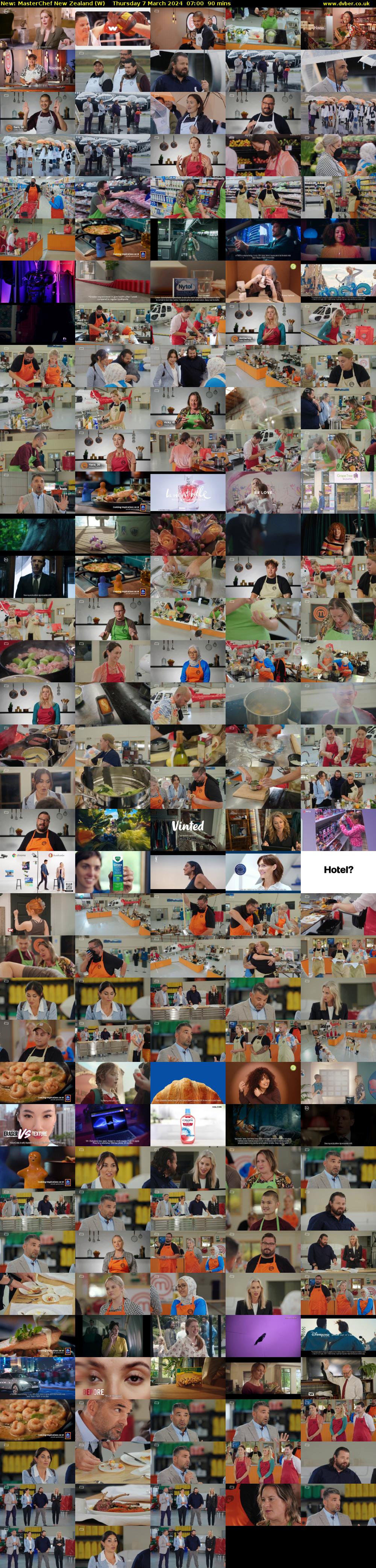 MasterChef New Zealand (W) Thursday 7 March 2024 07:00 - 08:30
