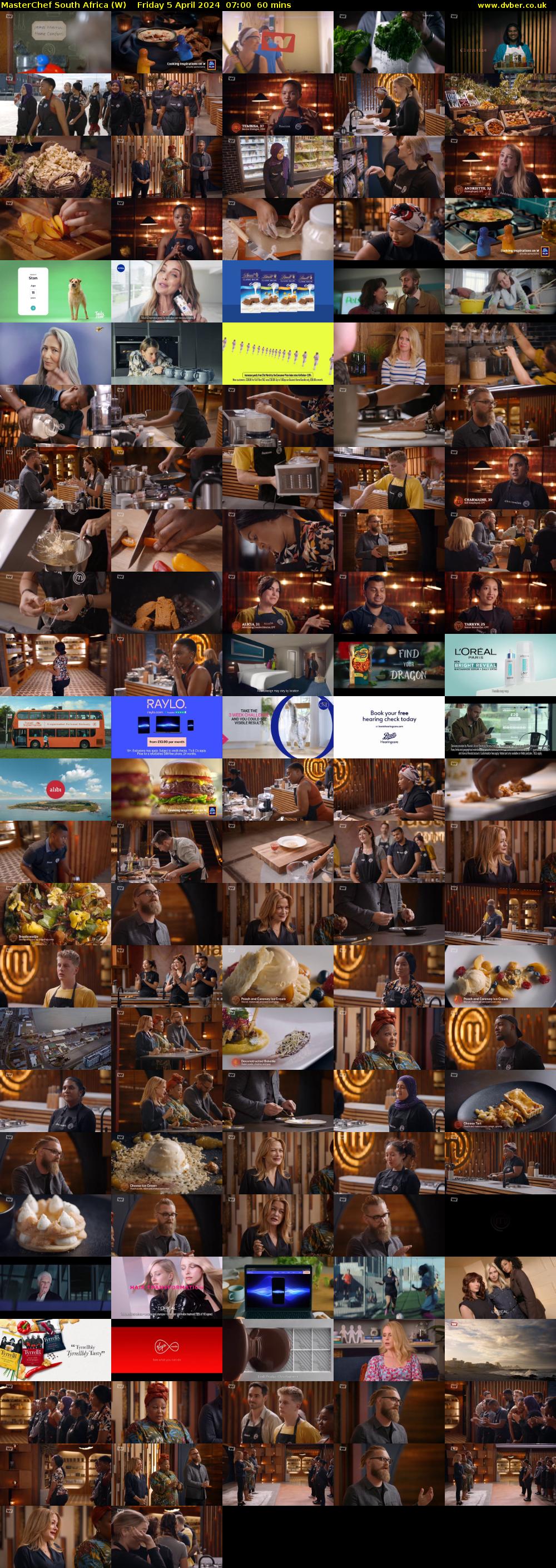 MasterChef South Africa (W) Friday 5 April 2024 07:00 - 08:00