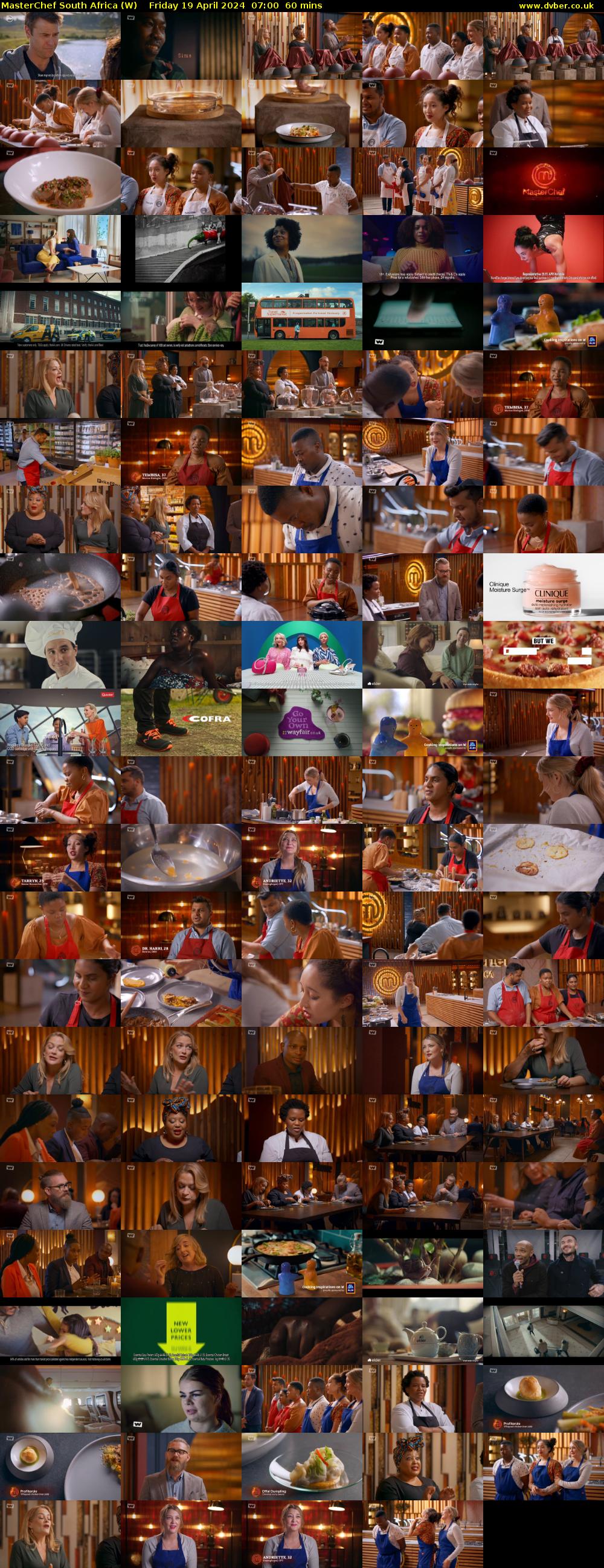 MasterChef South Africa (W) Friday 19 April 2024 07:00 - 08:00
