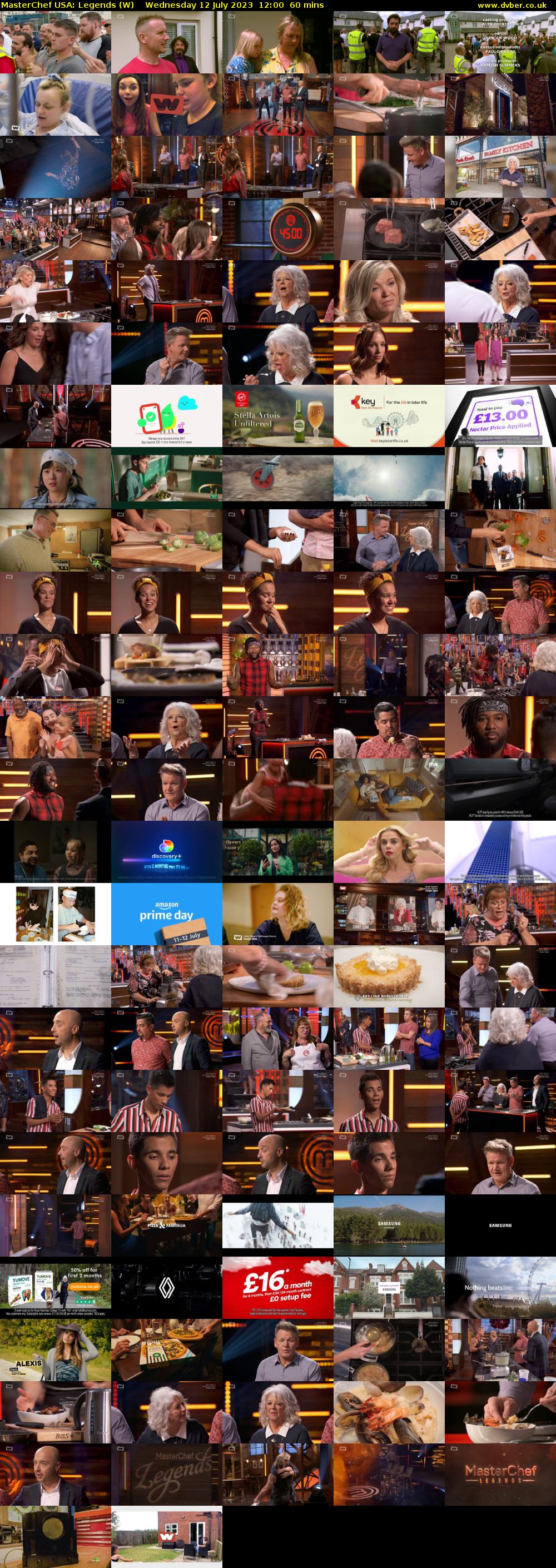 MasterChef USA: Legends (W) Wednesday 12 July 2023 12:00 - 13:00