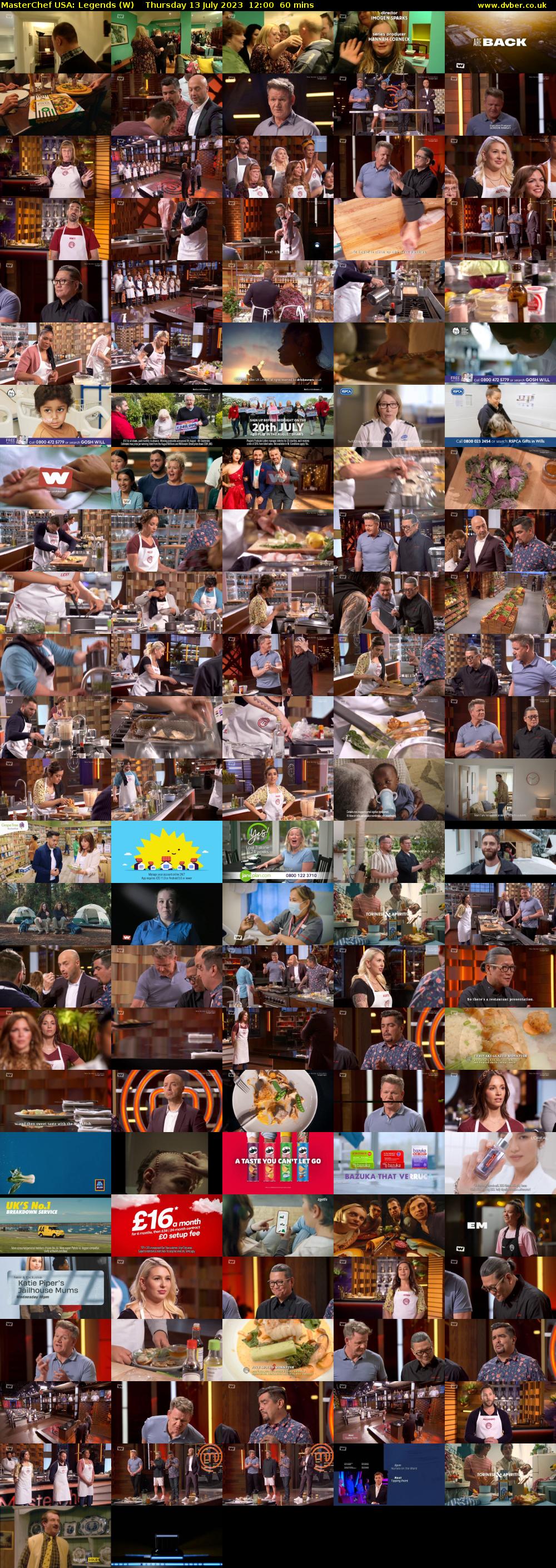 MasterChef USA: Legends (W) Thursday 13 July 2023 12:00 - 13:00
