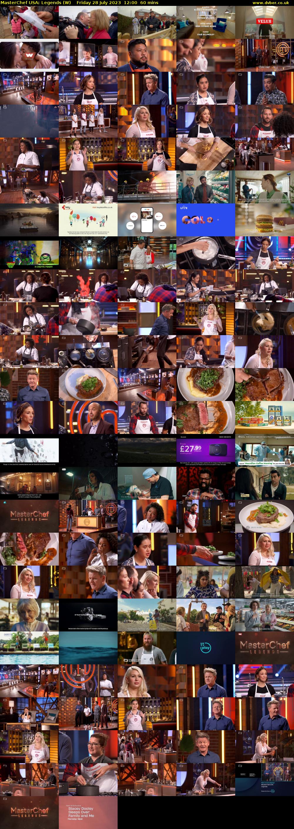 MasterChef USA: Legends (W) Friday 28 July 2023 12:00 - 13:00