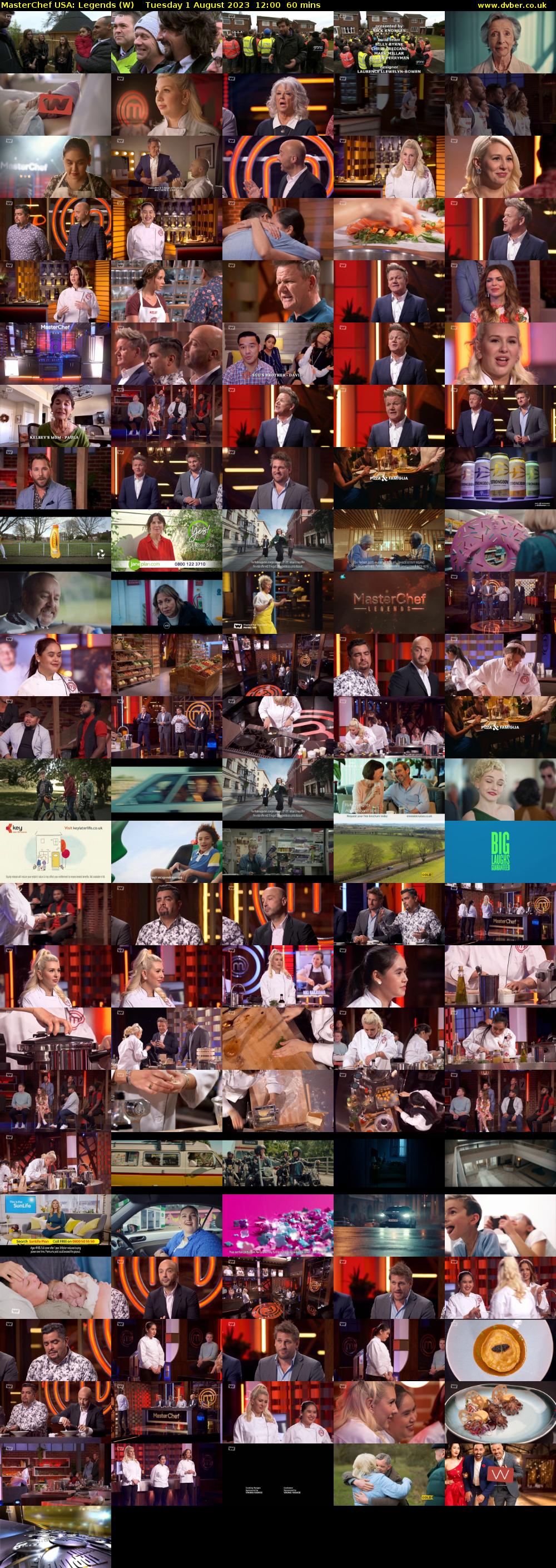 MasterChef USA: Legends (W) Tuesday 1 August 2023 12:00 - 13:00