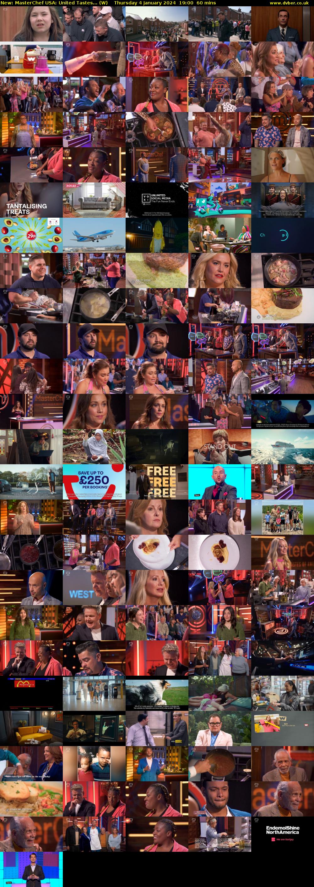 MasterChef USA: United Tastes... (W) Thursday 4 January 2024 19:00 - 20:00