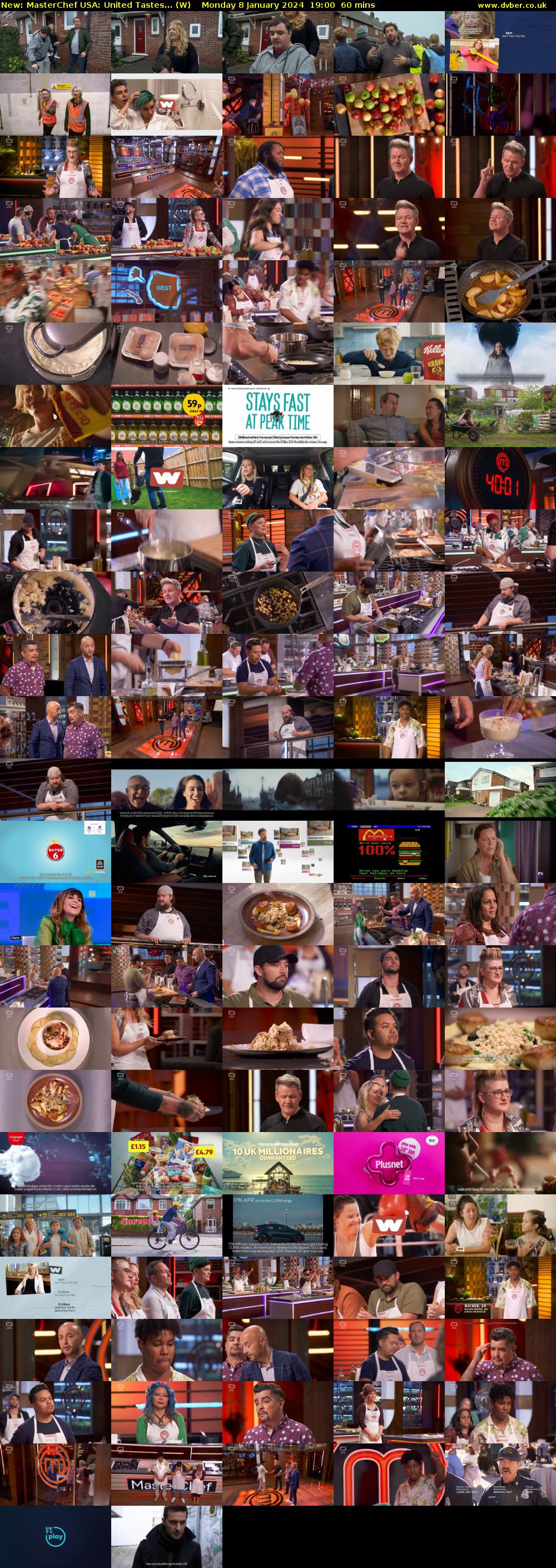 MasterChef USA: United Tastes... (W) Monday 8 January 2024 19:00 - 20:00