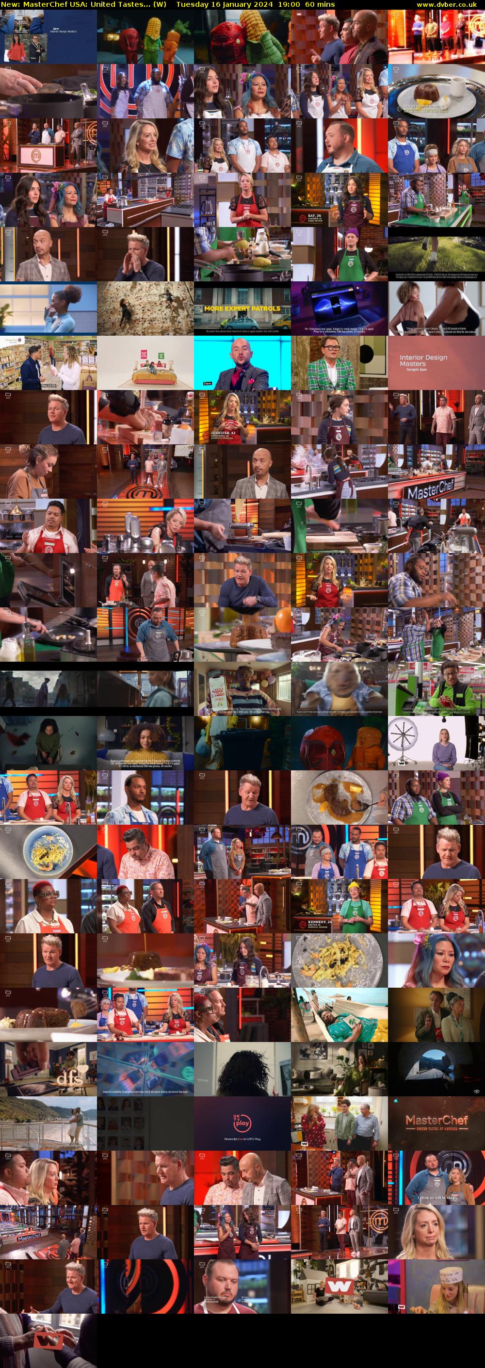 MasterChef USA: United Tastes... (W) Tuesday 16 January 2024 19:00 - 20:00