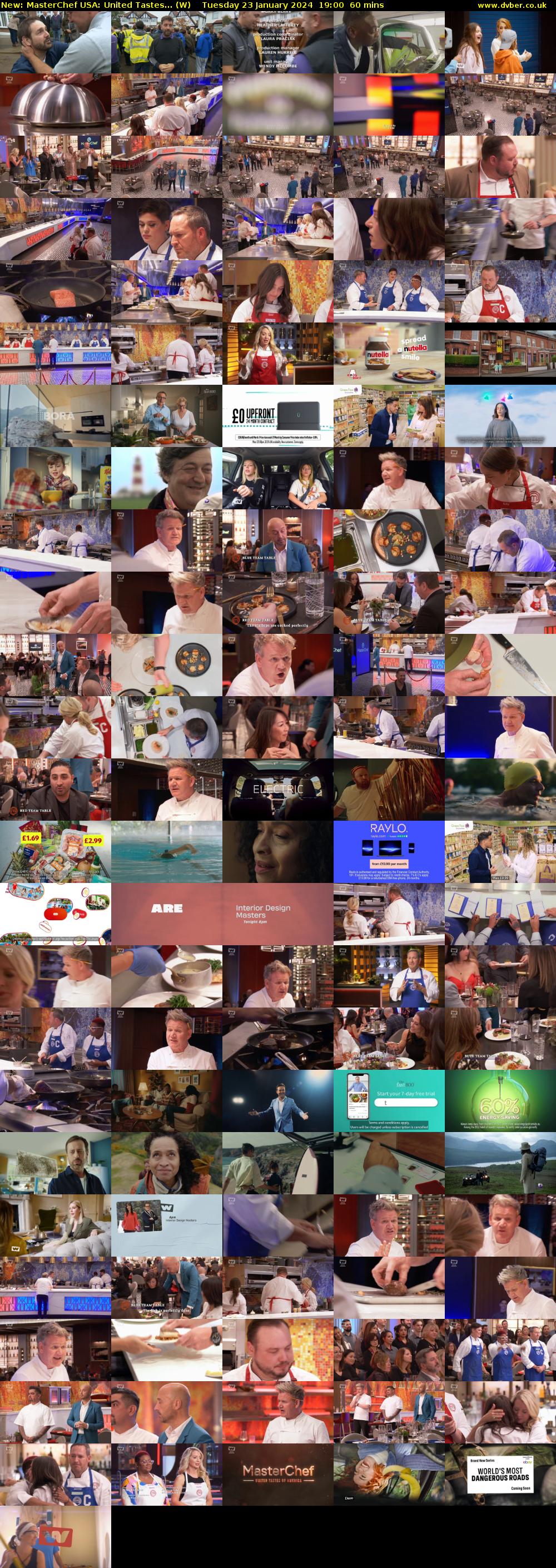 MasterChef USA: United Tastes... (W) Tuesday 23 January 2024 19:00 - 20:00