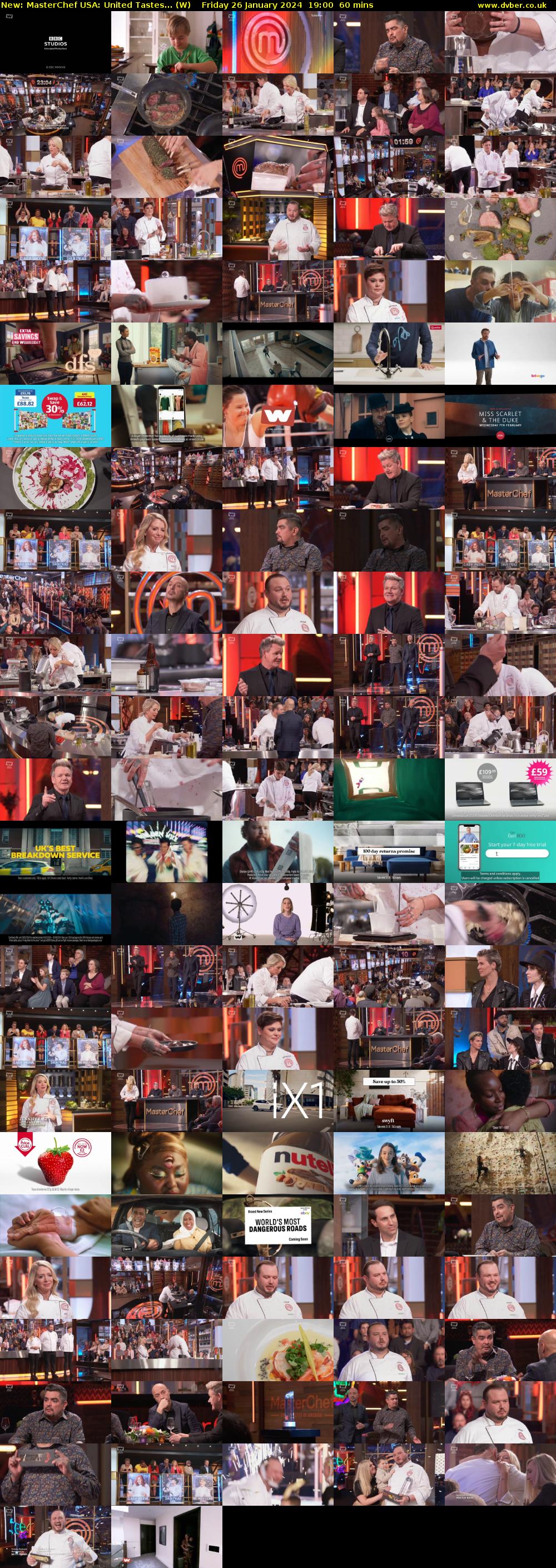 MasterChef USA: United Tastes... (W) Friday 26 January 2024 19:00 - 20:00