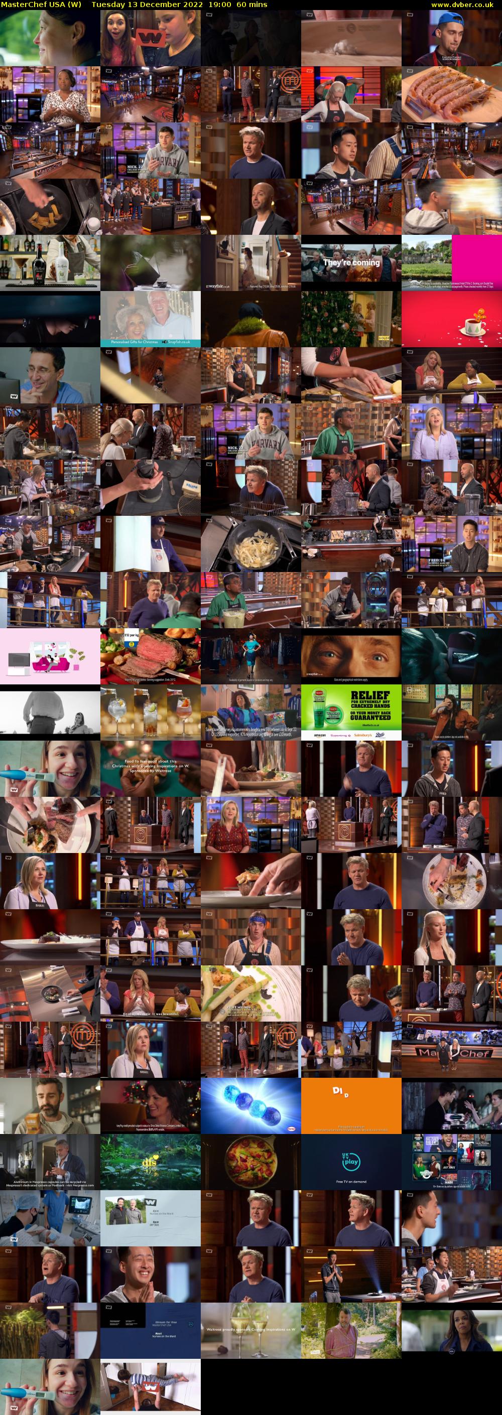 MasterChef USA (W) Tuesday 13 December 2022 19:00 - 20:00