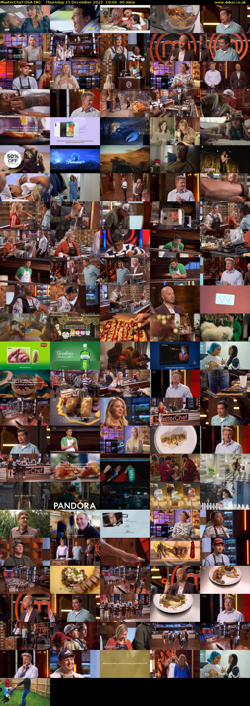 MasterChef USA (W) Thursday 15 December 2022 19:00 - 20:00