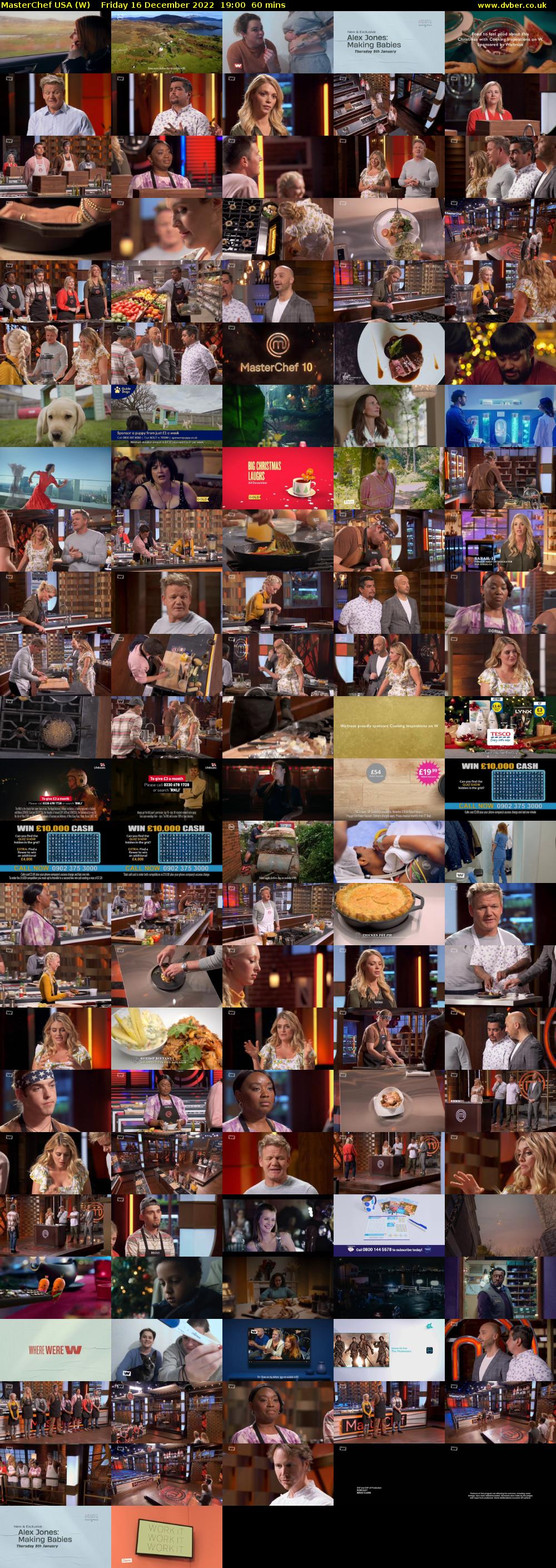 MasterChef USA (W) Friday 16 December 2022 19:00 - 20:00