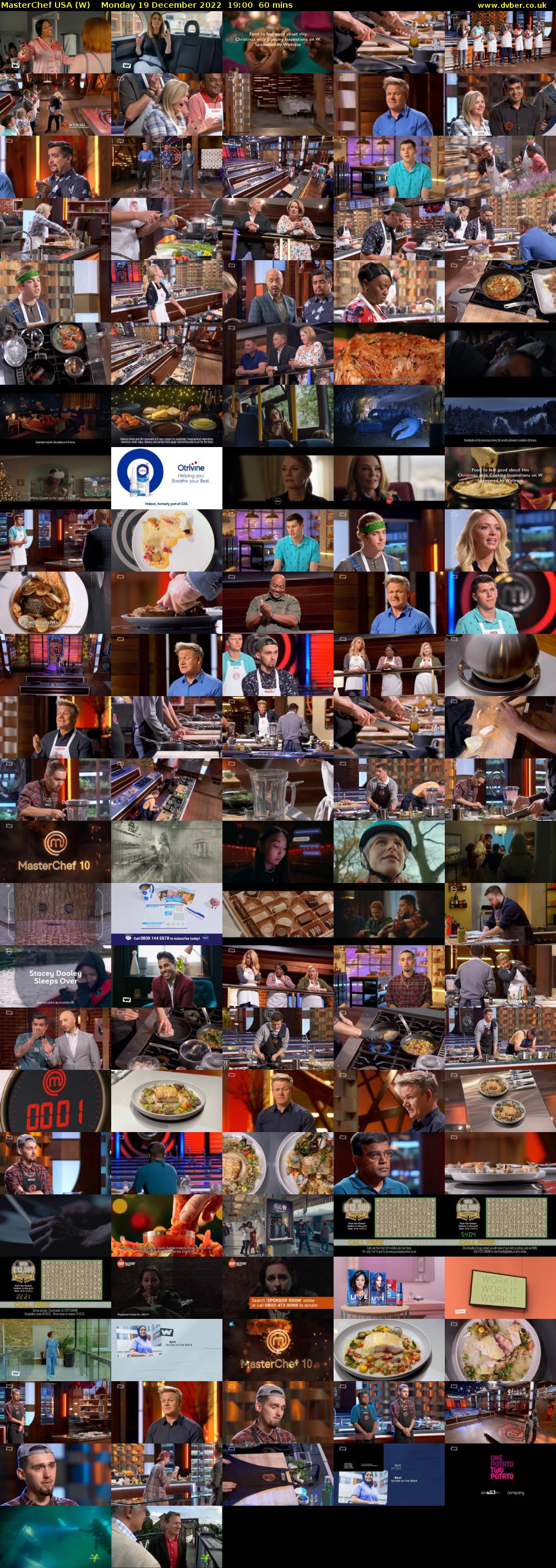 MasterChef USA (W) Monday 19 December 2022 19:00 - 20:00