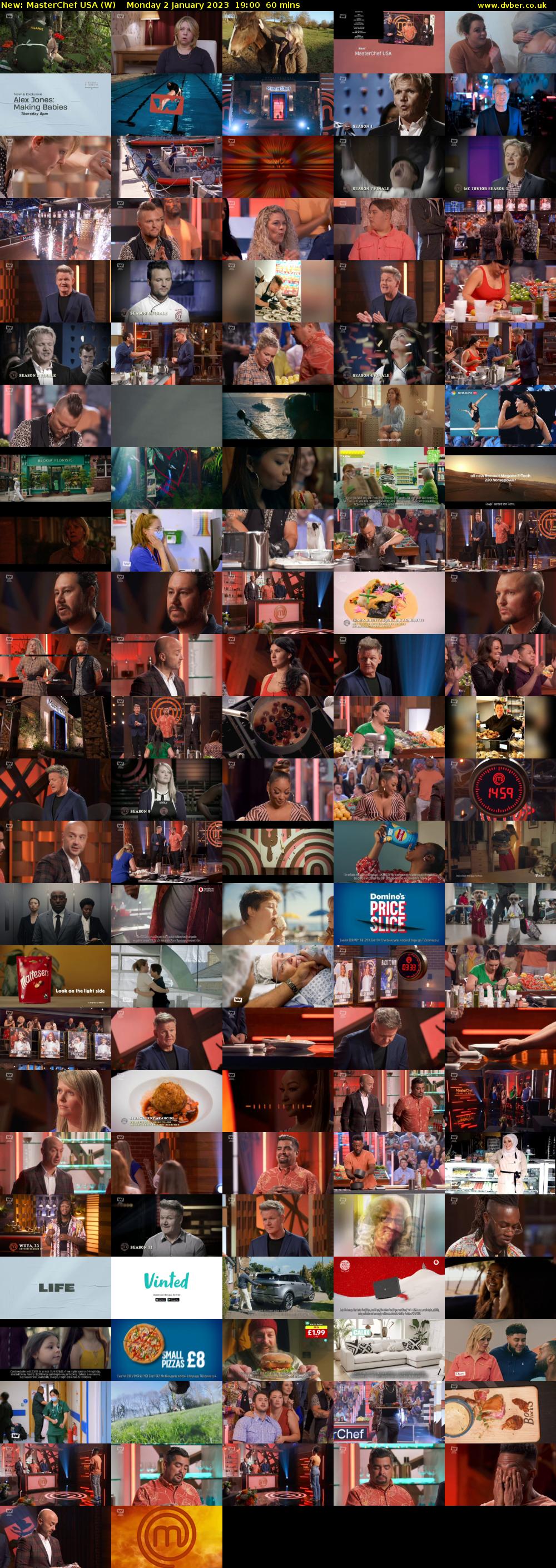 MasterChef USA (W) Monday 2 January 2023 19:00 - 20:00