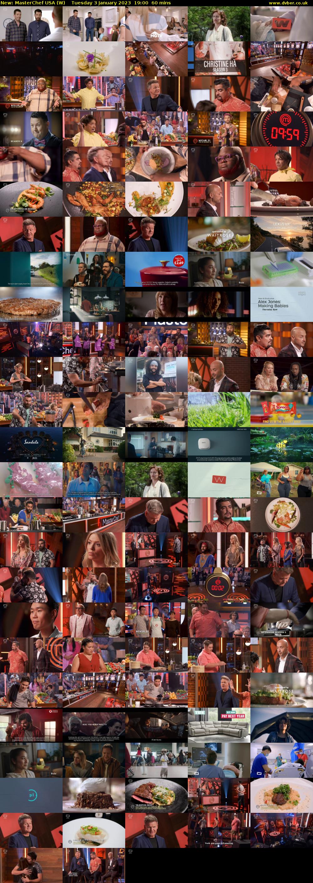 MasterChef USA (W) Tuesday 3 January 2023 19:00 - 20:00
