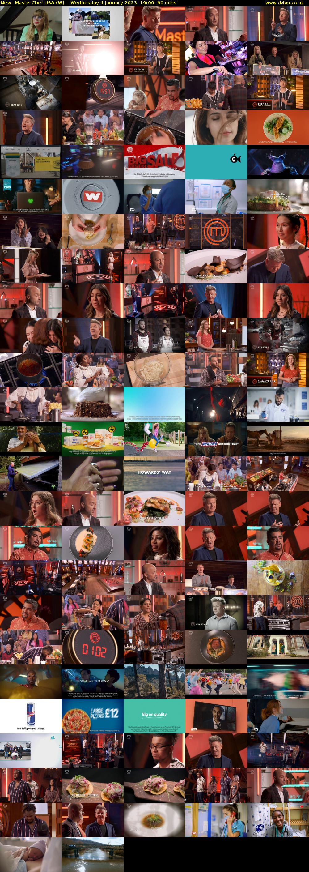 MasterChef USA (W) Wednesday 4 January 2023 19:00 - 20:00