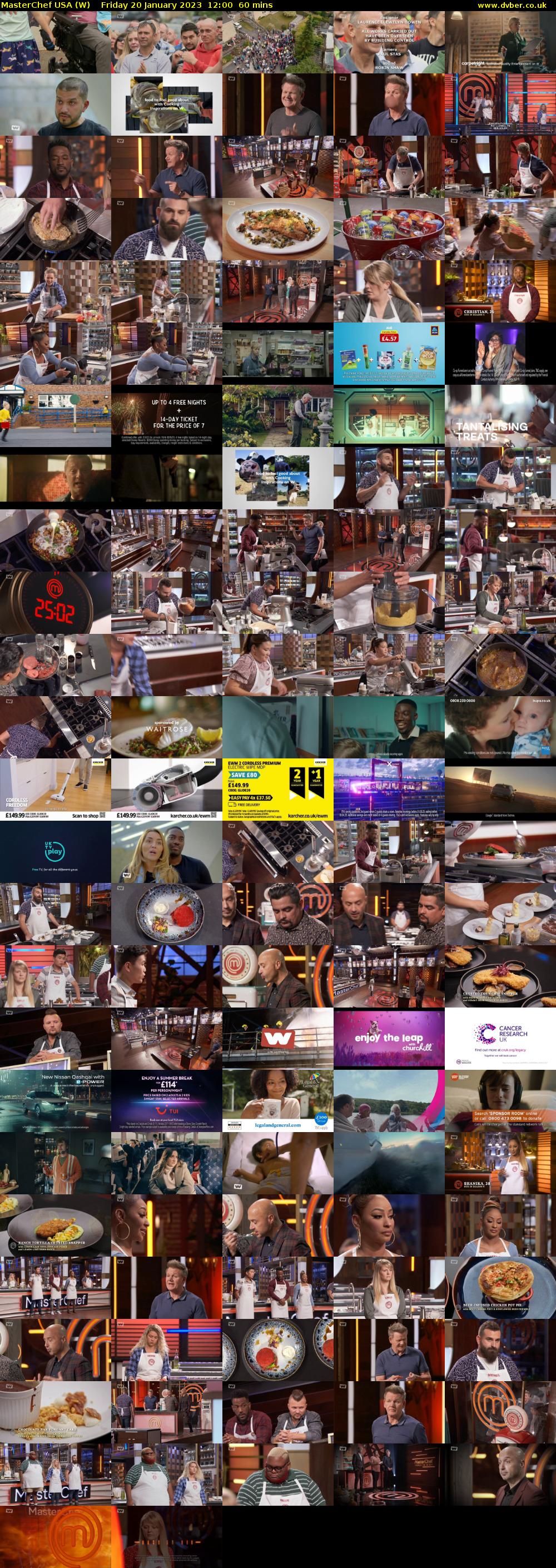 MasterChef USA (W) Friday 20 January 2023 12:00 - 13:00