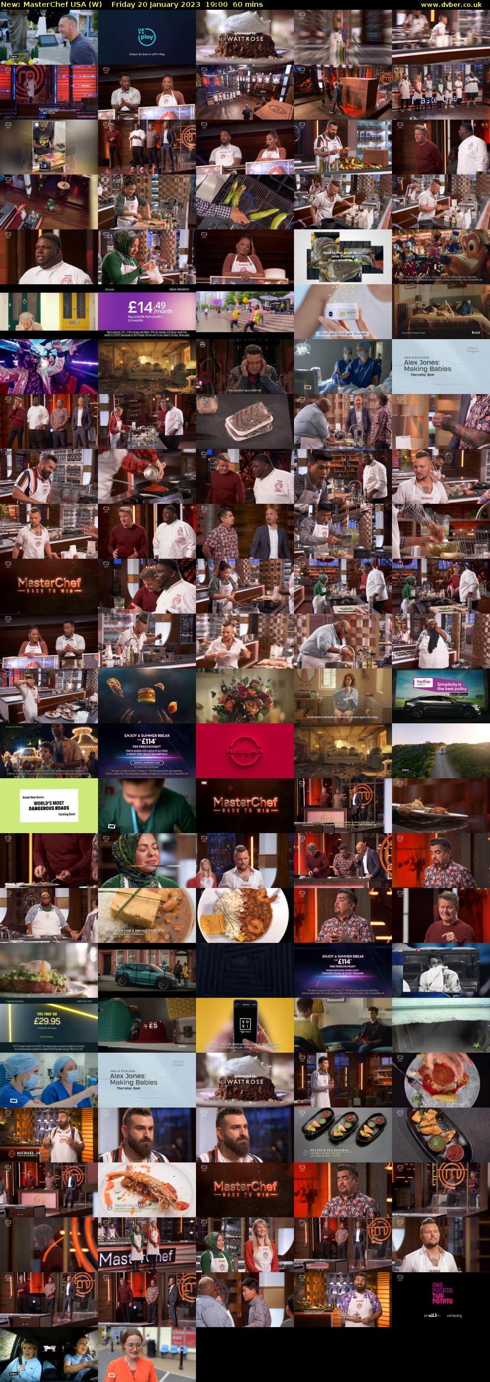 MasterChef USA (W) Friday 20 January 2023 19:00 - 20:00