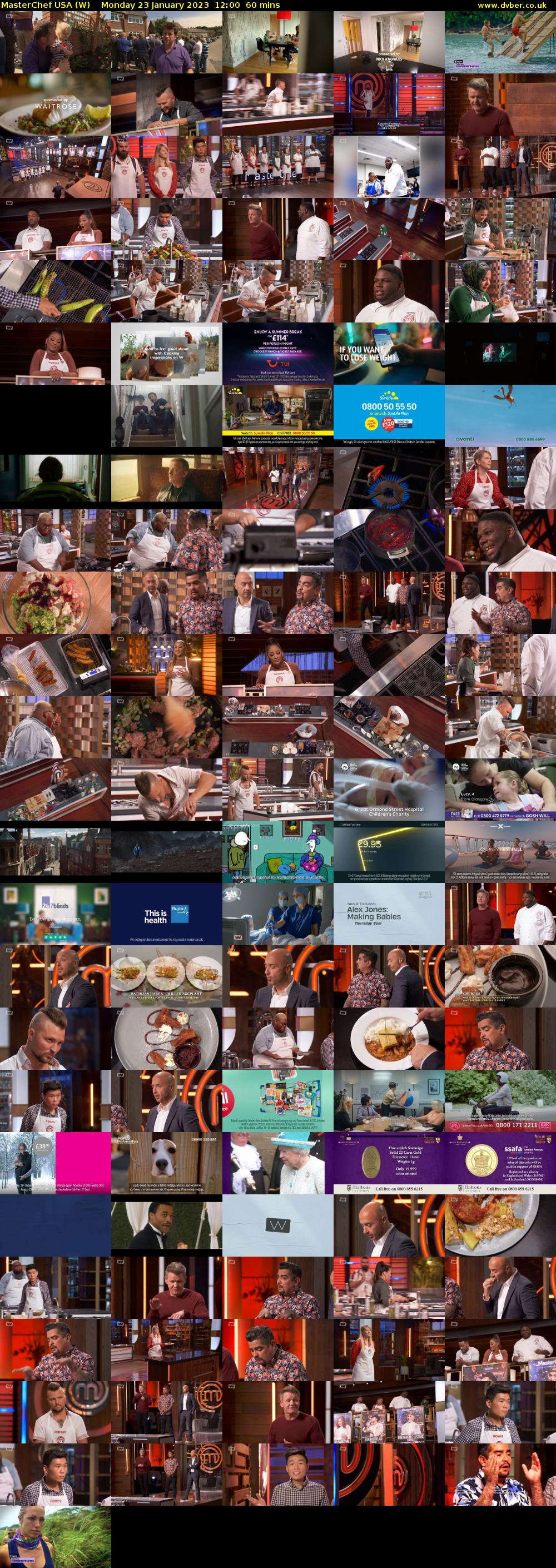 MasterChef USA (W) Monday 23 January 2023 12:00 - 13:00