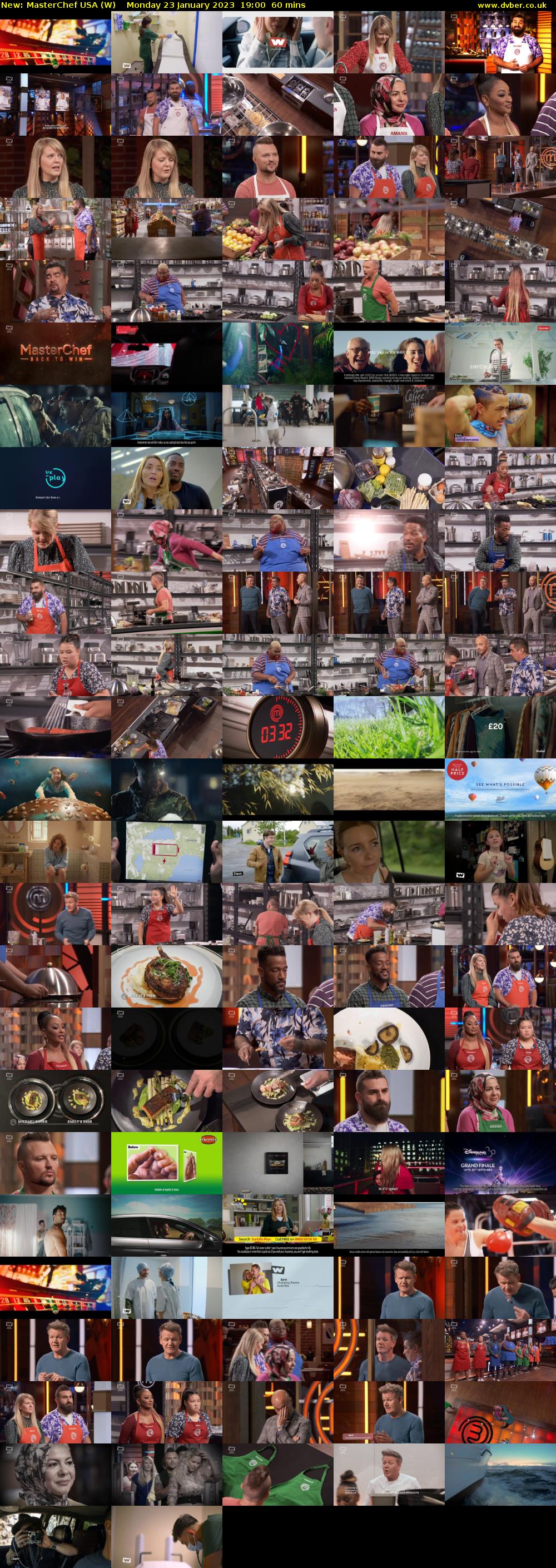 MasterChef USA (W) Monday 23 January 2023 19:00 - 20:00