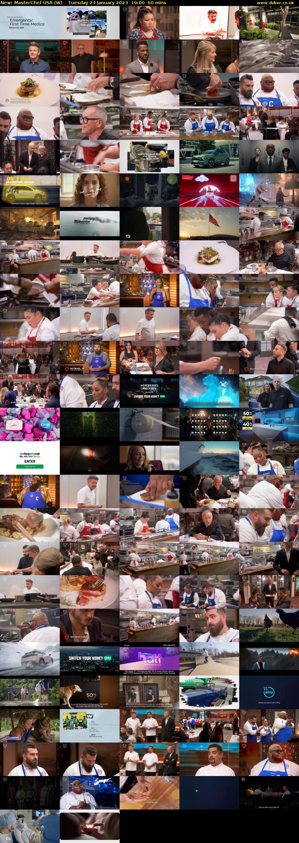 MasterChef USA (W) Tuesday 24 January 2023 19:00 - 20:00
