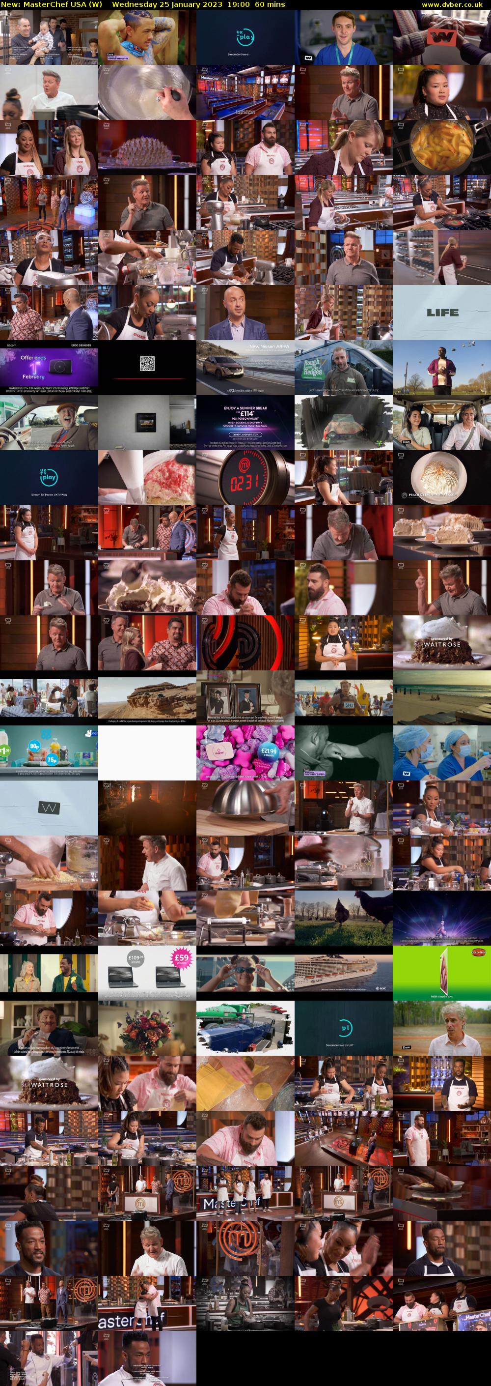 MasterChef USA (W) Wednesday 25 January 2023 19:00 - 20:00