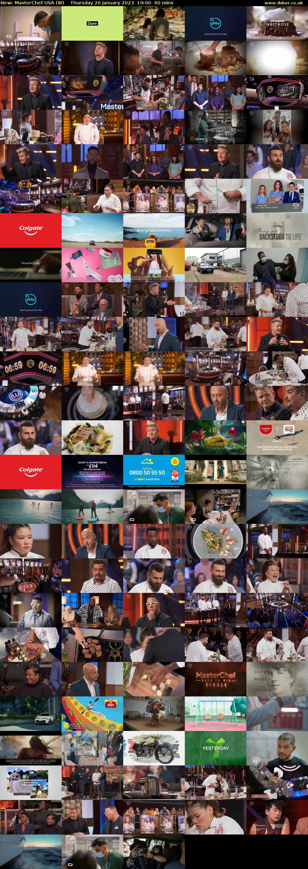MasterChef USA (W) Thursday 26 January 2023 19:00 - 20:00