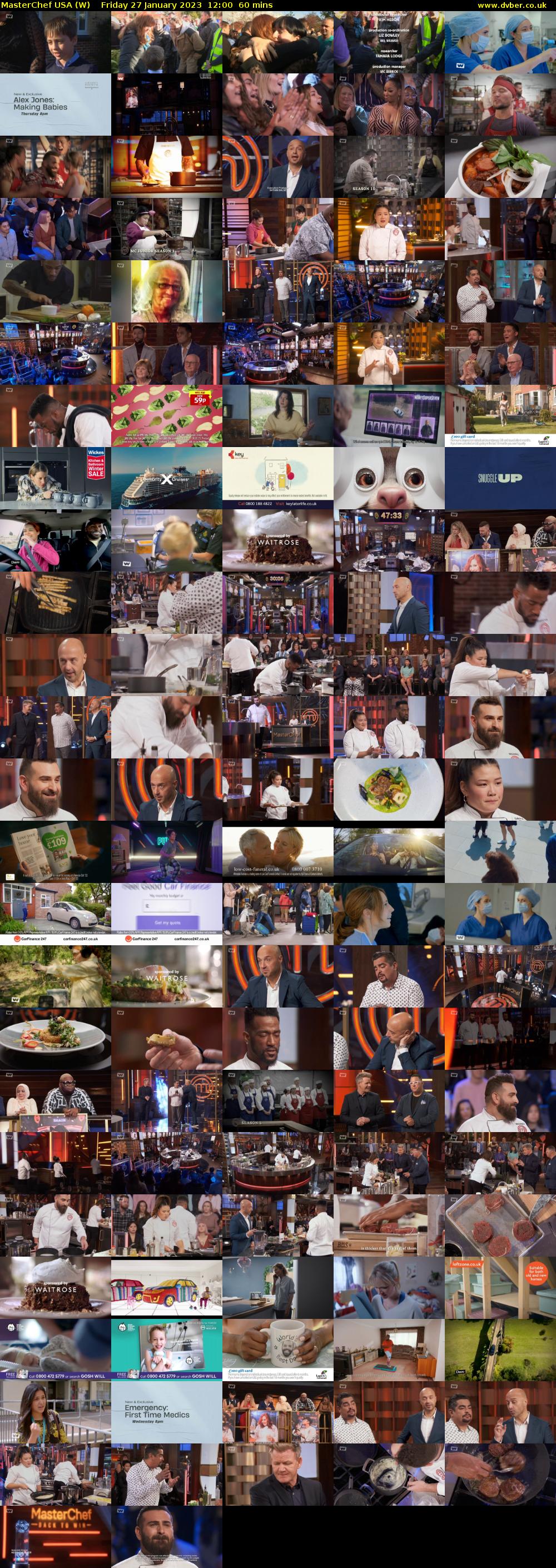 MasterChef USA (W) Friday 27 January 2023 12:00 - 13:00