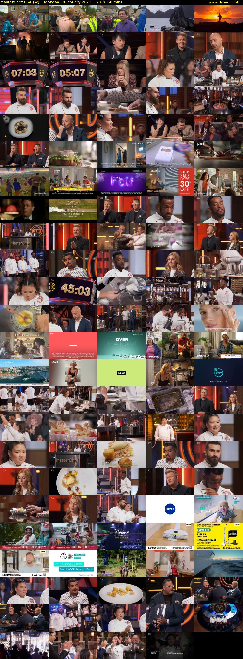 MasterChef USA (W) Monday 30 January 2023 12:00 - 13:00