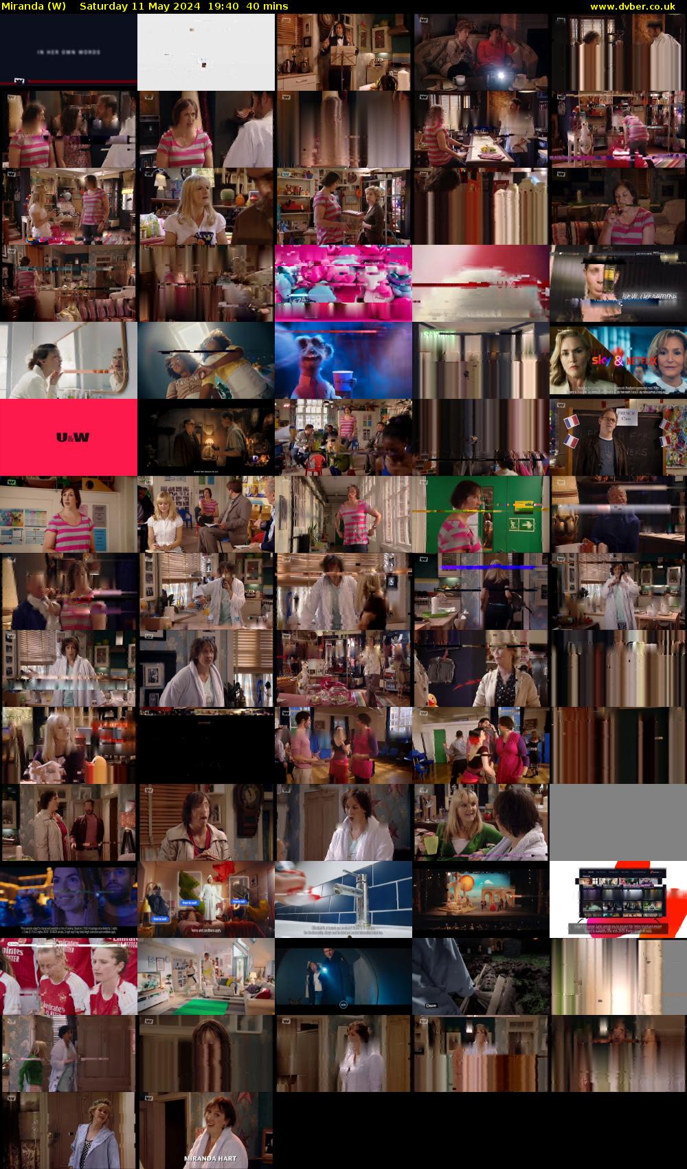 Miranda (W) Saturday 11 May 2024 19:40 - 20:20