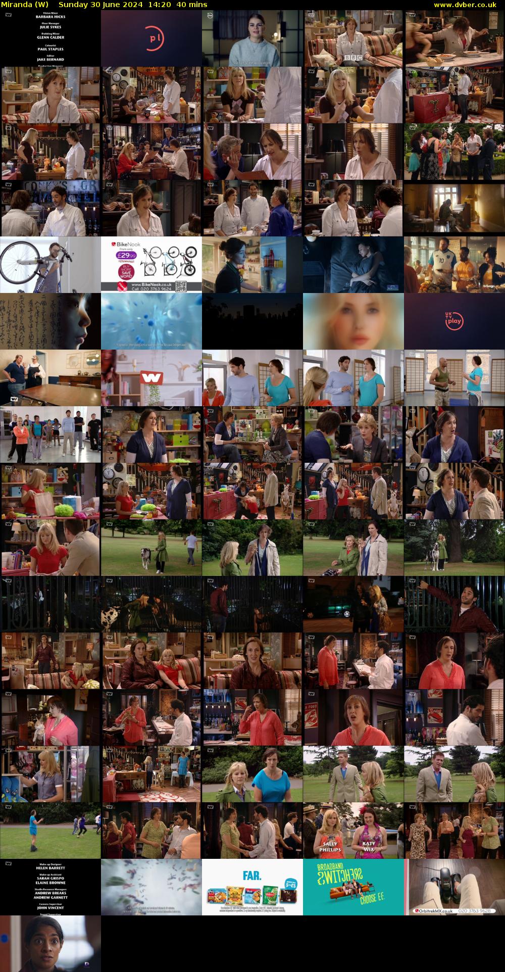 Miranda (W) Sunday 30 June 2024 14:20 - 15:00
