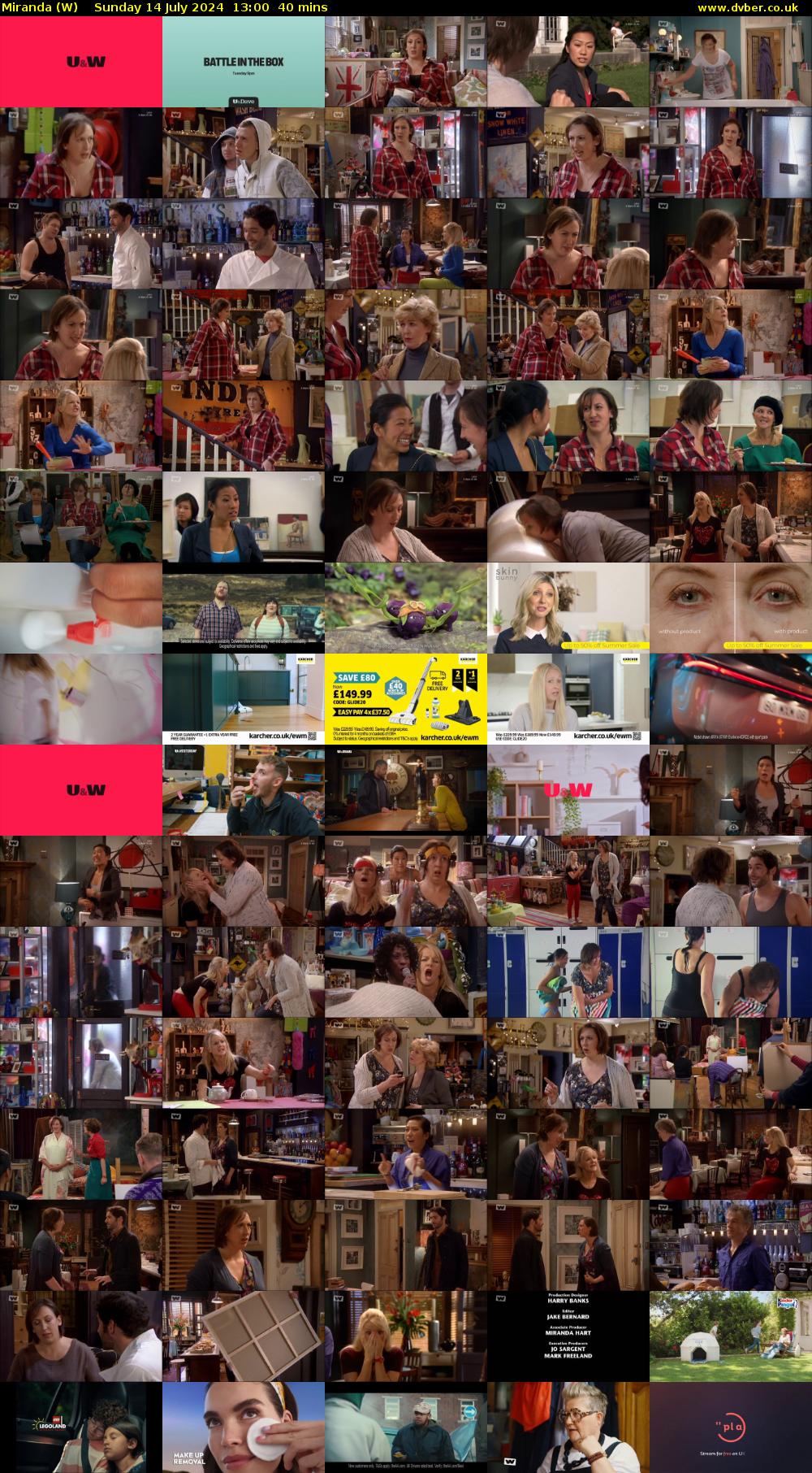 Miranda (W) Sunday 14 July 2024 13:00 - 13:40