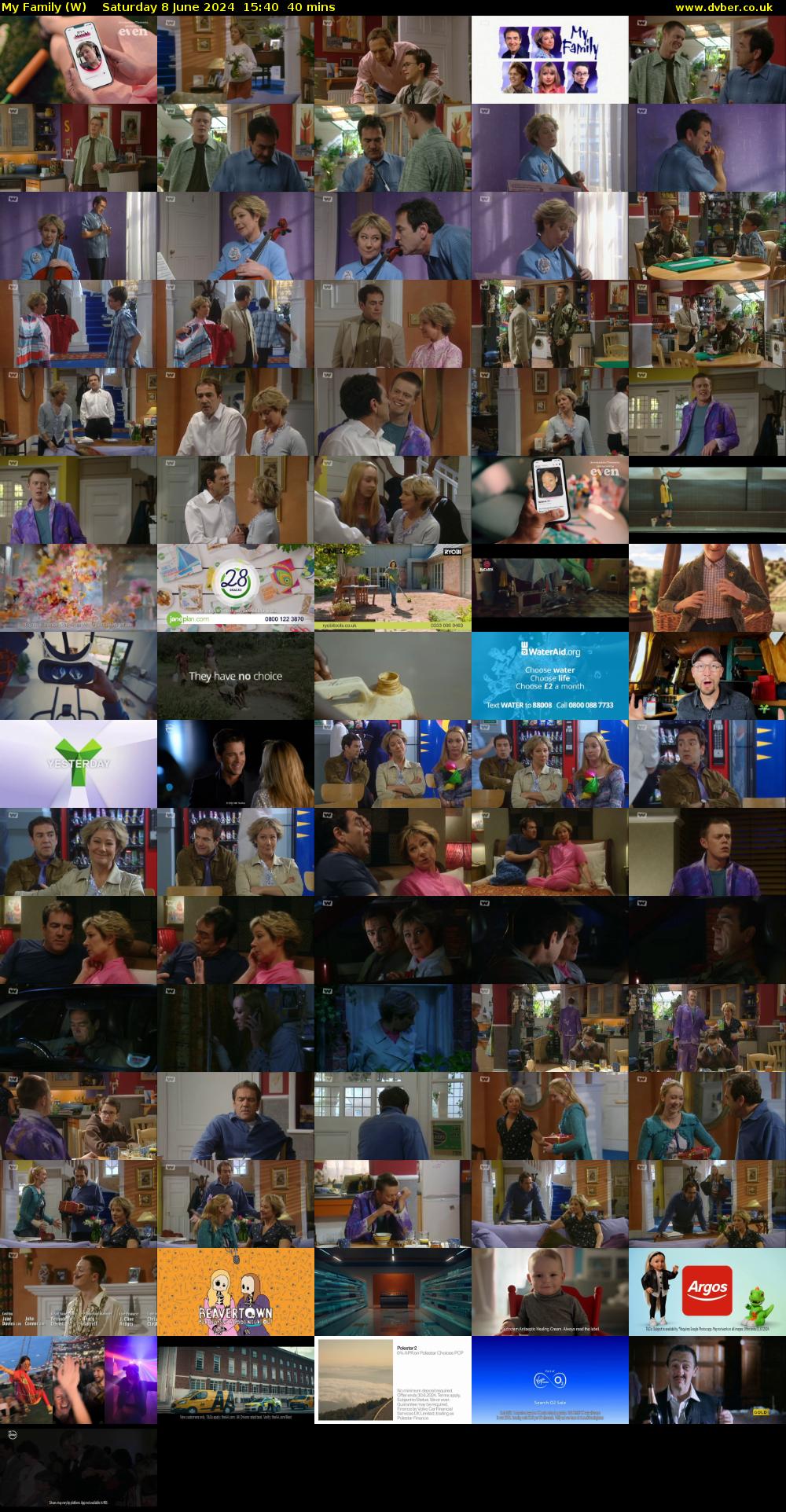 My Family (W) Saturday 8 June 2024 15:40 - 16:20