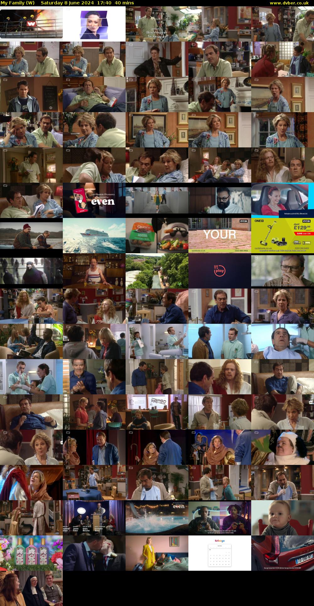 My Family (W) Saturday 8 June 2024 17:40 - 18:20