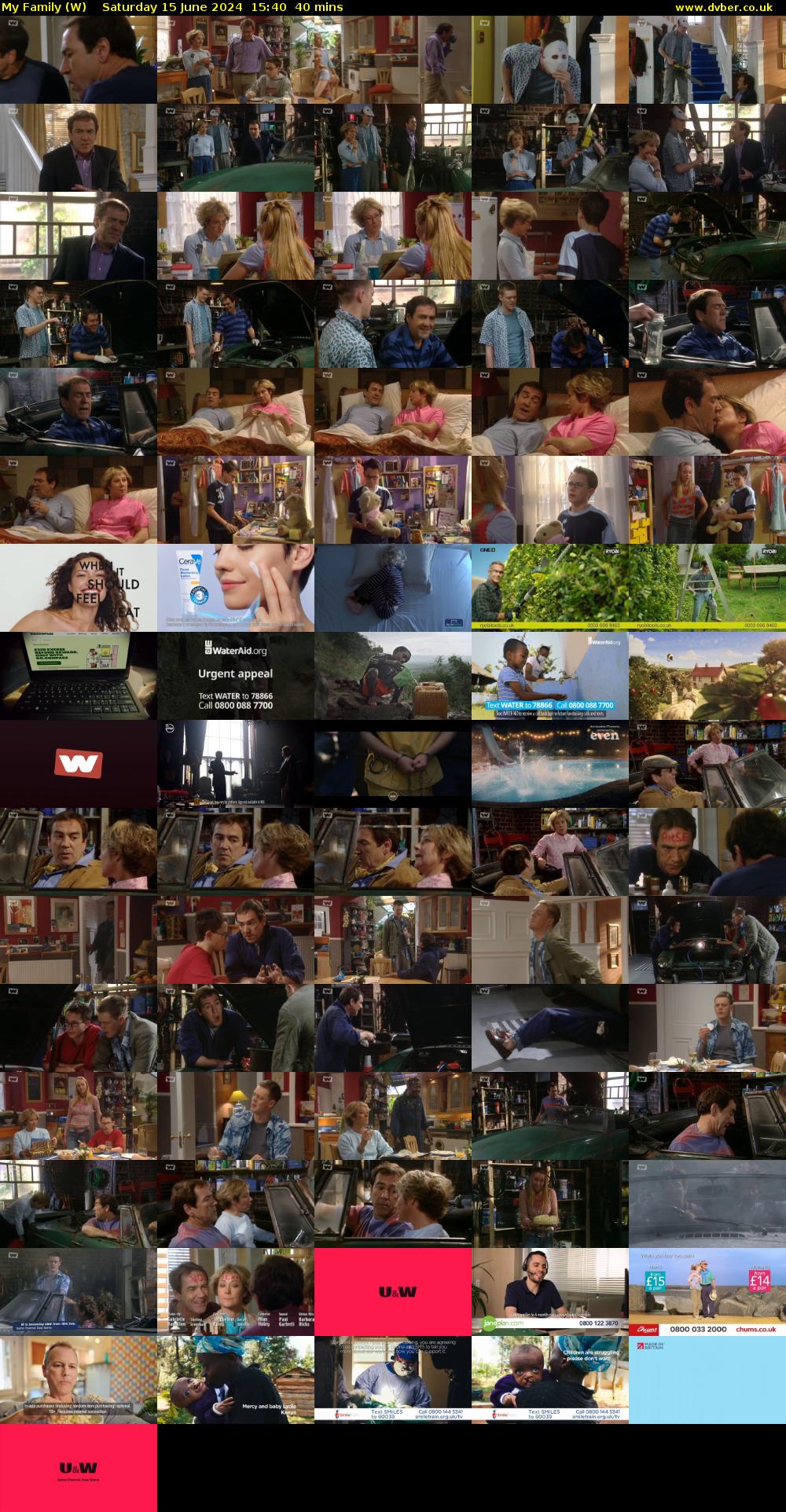 My Family (W) Saturday 15 June 2024 15:40 - 16:20