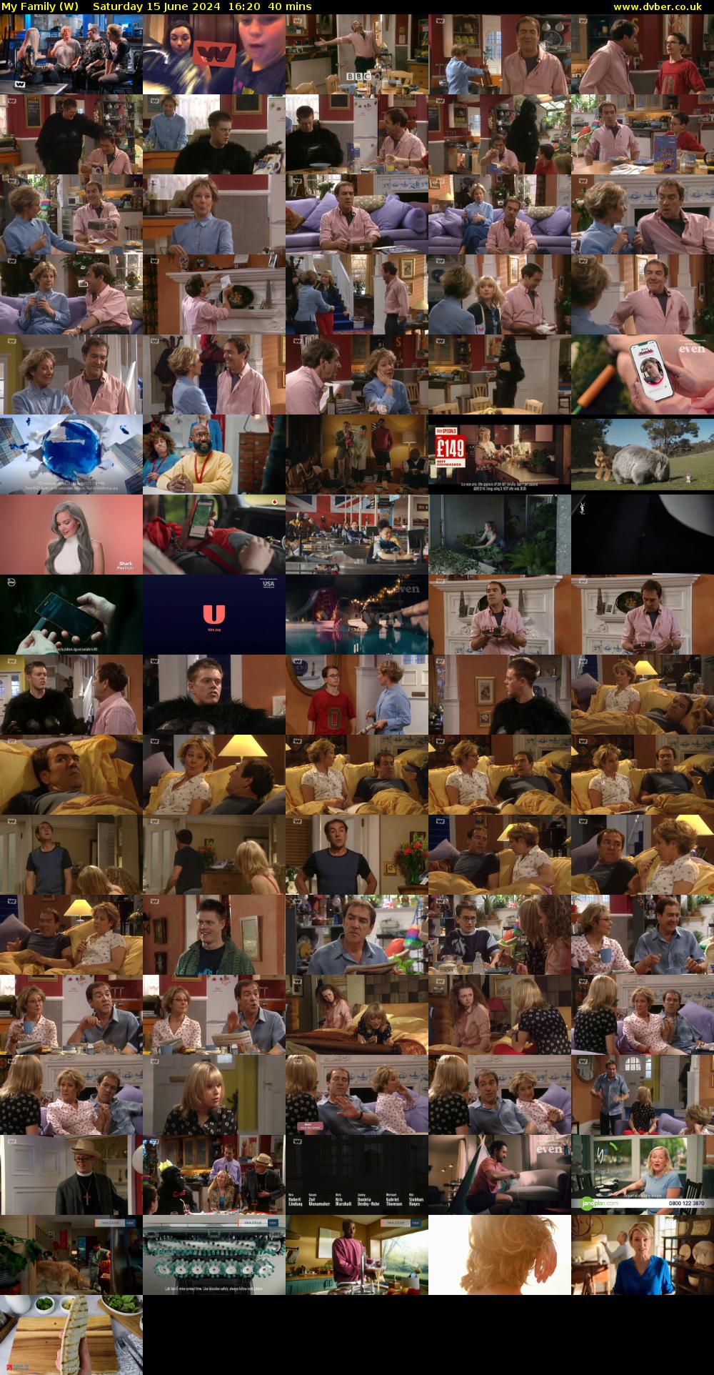 My Family (W) Saturday 15 June 2024 16:20 - 17:00