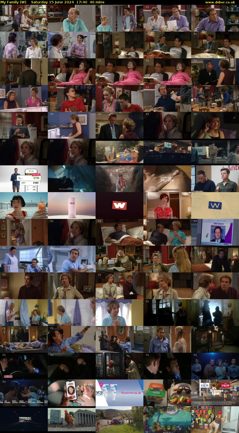 My Family (W) Saturday 15 June 2024 17:40 - 18:20