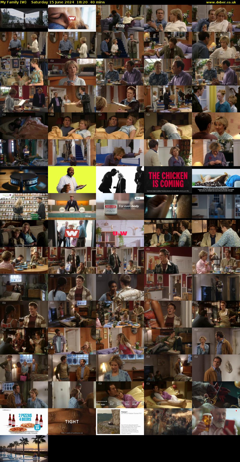 My Family (W) Saturday 15 June 2024 18:20 - 19:00