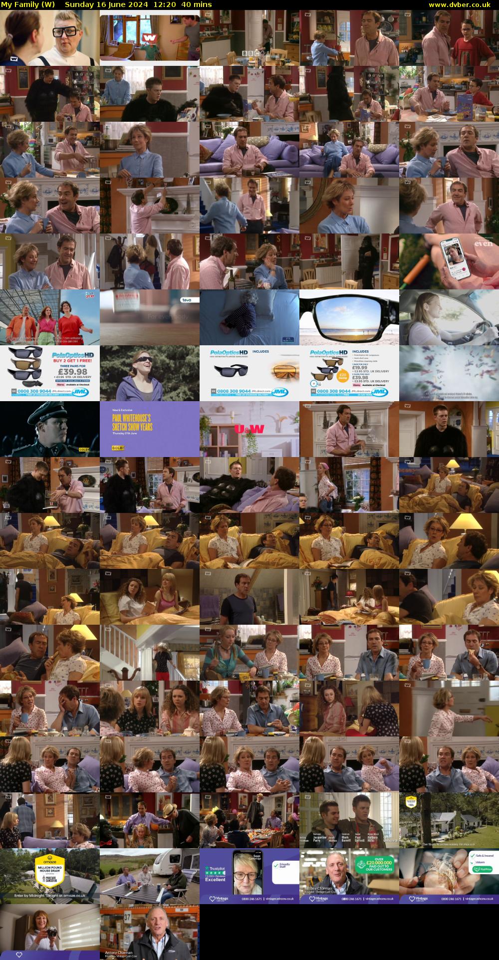My Family (W) Sunday 16 June 2024 12:20 - 13:00