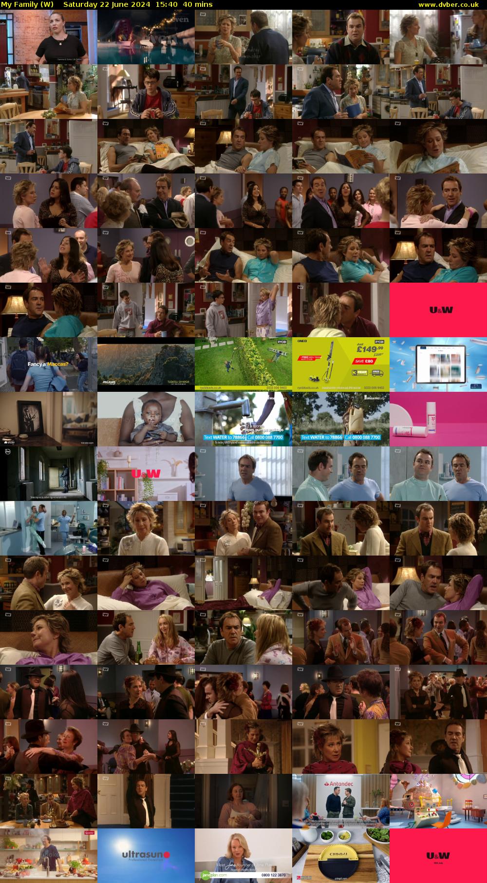 My Family (W) Saturday 22 June 2024 15:40 - 16:20