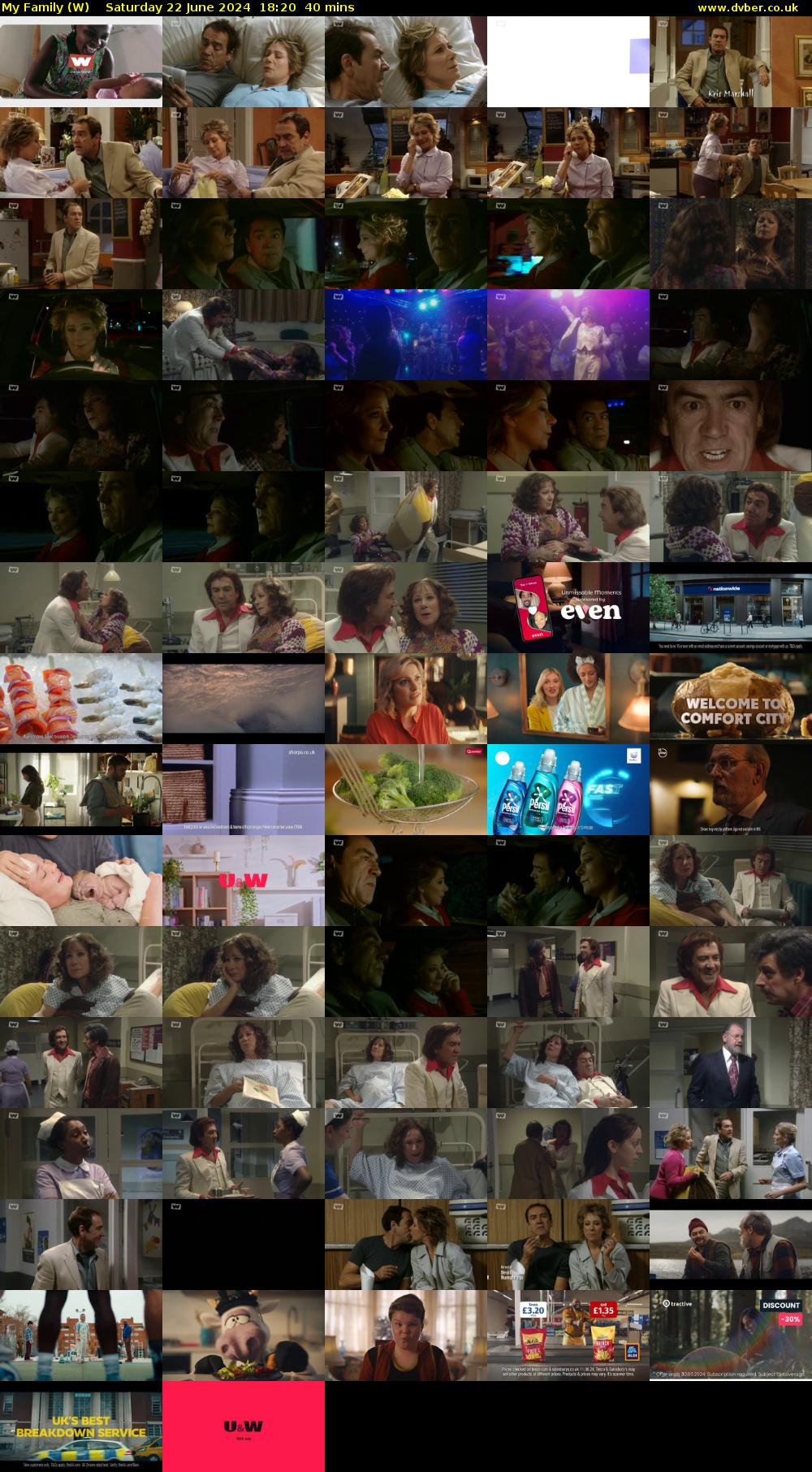 My Family (W) Saturday 22 June 2024 18:20 - 19:00