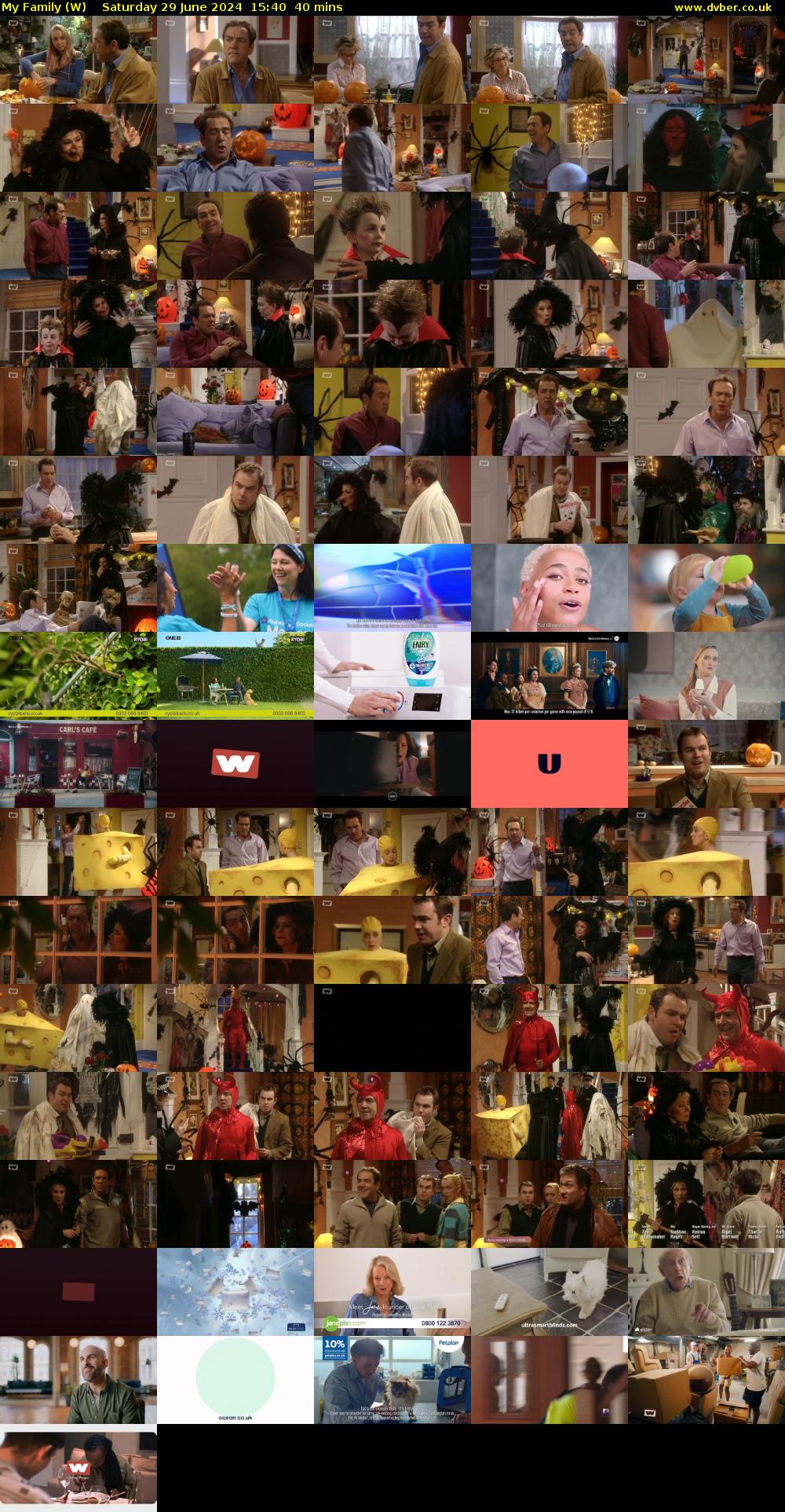 My Family (W) Saturday 29 June 2024 15:40 - 16:20
