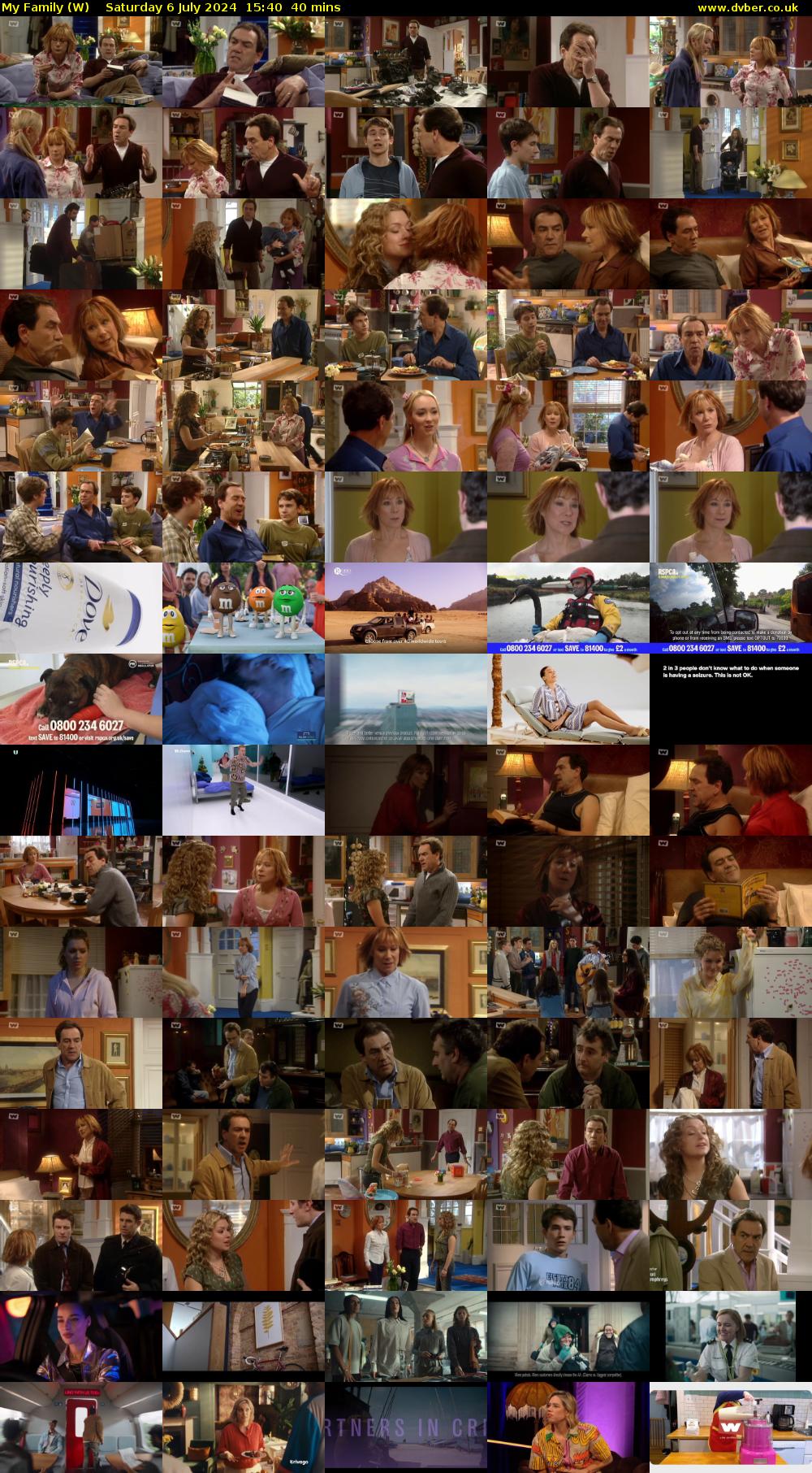 My Family (W) Saturday 6 July 2024 15:40 - 16:20