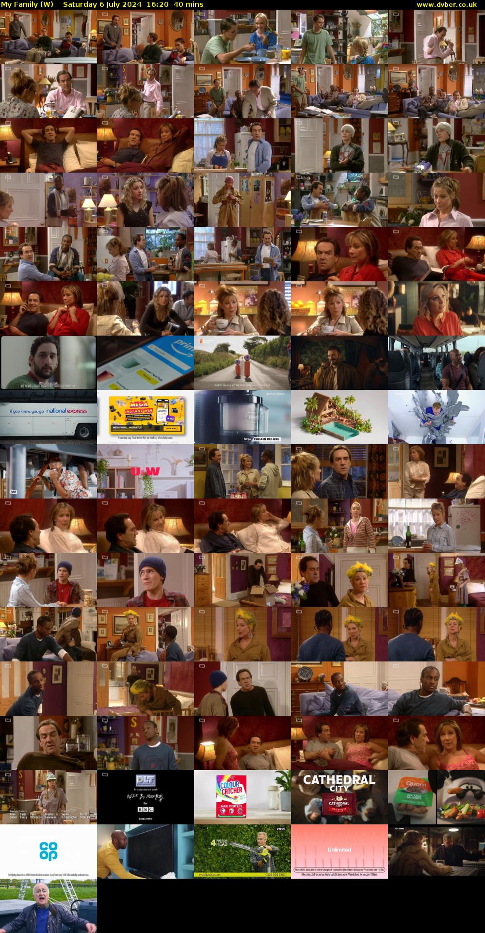 My Family (W) Saturday 6 July 2024 16:20 - 17:00