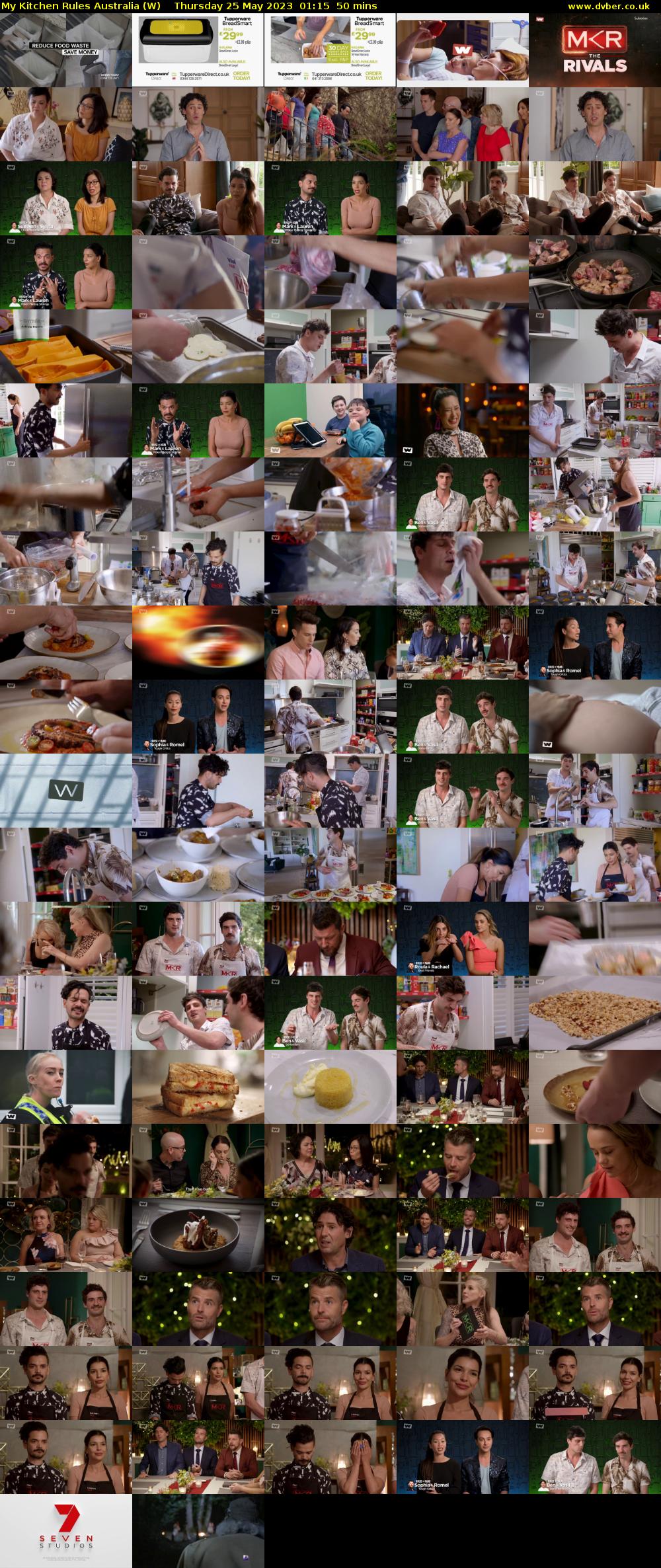 My Kitchen Rules Australia (W) Thursday 25 May 2023 01:15 - 02:05